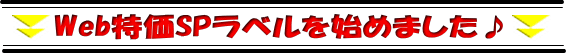 Web特価 Web特価